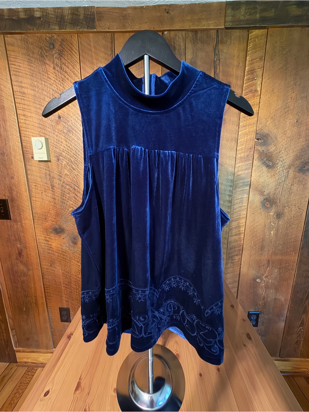 BoxLunch Harry Potter Velvet Top Whimsigoth Dark Academia Witchy Mock Neck Top